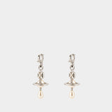 Aida Earrings - Vivienne Westwood - Brass - Silver
