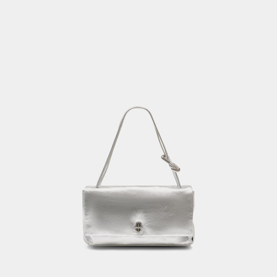 The Large Dual Shoulder Tote - Marc Jacobs - Leather - Silver