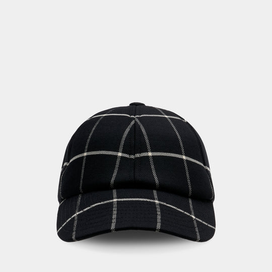 Checked Signature Cap - Courreges - Cotton - Multicolor