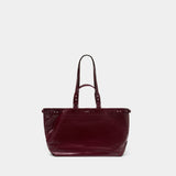 Winna Shoulder Bag - Isabel Marant - Leather - Burgundy