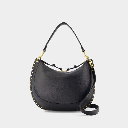 Oskan Soft L. Shoulder Bag - Isabel Marant - Leather - Black