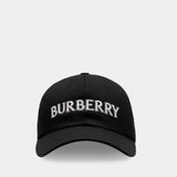 Cap - Burberry - Cotton - Black