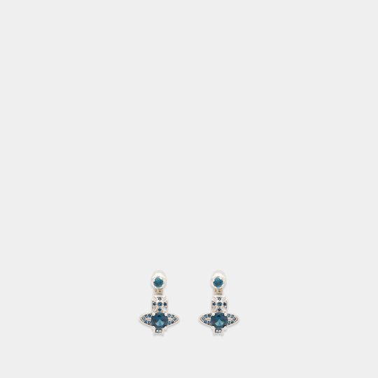 Maitena Earrings - Vivienne Westwood - Metal - Blue