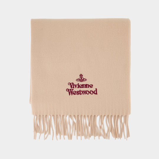 30x180 Scarf - Vivienne Westwood - Wool - Beige
