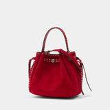 Romy Pick Stitch Purse - Tory Burch - Leather - Red