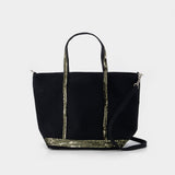 S Shopper Bag - Vanessa Bruno - Cotton - Black