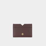 Calli Card Holder - ANINE BING - Leather - Burgundy