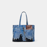 Shopper Bag - Acne Studios - Cotton - Blue