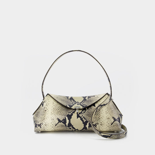T-Lock Python Shoulder Bag – TOTEME – Leather – Multi