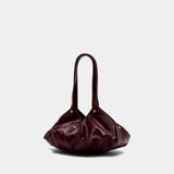 Shoulder Bag - Versace - Leather - Bordeaux