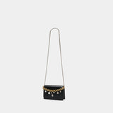 Small Skull Crossbody - Alexander McQueen - Leather - Black