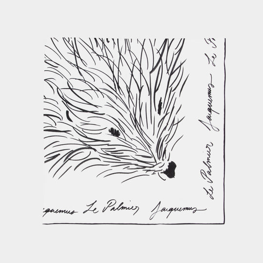 Le Foulard Herisson - Jacquemus - Silk - Black