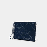 Angel clutch bag - Zadig &amp; Voltaire - Cotton - Blue