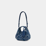 Mini Tapestry Handbag - Ganni - Cotton - Blue