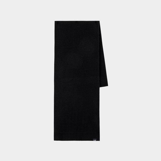 Scarf - MM6 Maison Margiela - Wool - Black