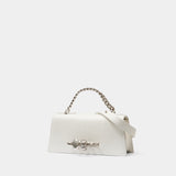 Jewel Mini Shoulder Bag - Alexander McQueen - Leather - White