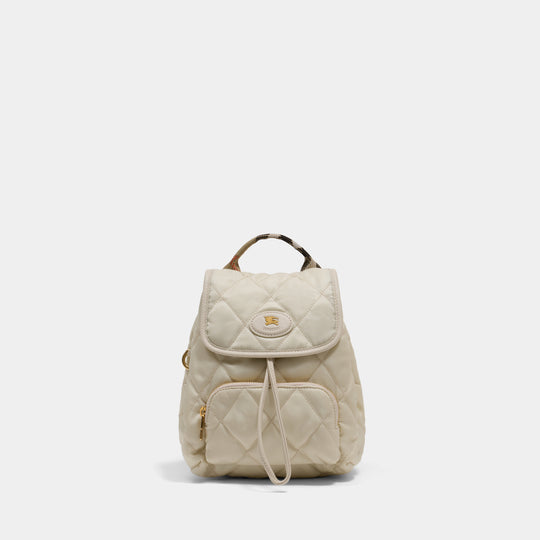 Ll Mini Backpack - Burberry - Synthetic - White