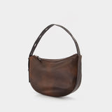 Levi Shoulder Bag - Staud - Leather - Brown