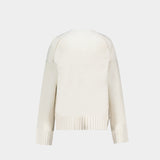 Sakeiku Samsøe 11250 Sweatshirt - SAMSØE SAMSØE - Wool - Ivory