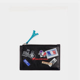 Cash Long Card Holder - Balenciaga - Leather - Multicolor