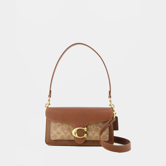 Signature Tabby 26 Shoulder Bag - Coach - Leather - Brown