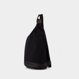 Hakama Tuck Backpack - YOHJI YAMAMOTO - Synthetic - Black