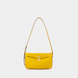Paris M Shoulder Bag - Balenciaga - Leather - Yellow