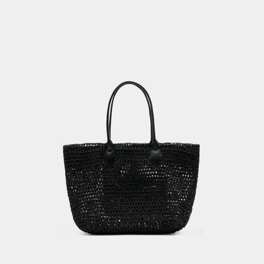 Alana Small Shopper Bag - Vivienne Westwood - Raffia - Black