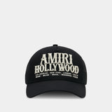 Hollywood Trucker Cap - Amiri - Cotton - Black