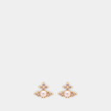 Feodora Earrings - Vivienne Westwood - Metal - Pink