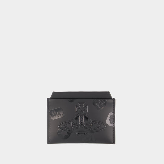 Card Holder - Vivienne Westwood - Leather - Black