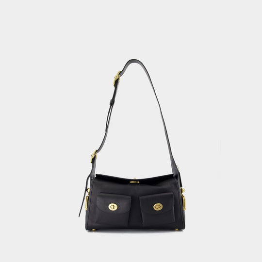 The Originals Turnlock Haversack Shoulder Bag - Coach - Leather - Black