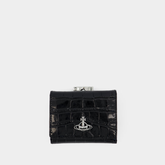 Crocodile Small wallet - Vivienne Westwood - Leather - Black