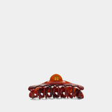 Lolita Hair Clips - Rouje - Acetate - Red