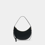 Romy Half Moon Purse - Tory Burch - Leather - Black