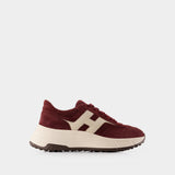 H669 Allacciato H trainers - Hogan - Leather - Burgundy