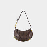 Oskan Moon Shoulder Bag - Isabel Marant - Leather - Brown