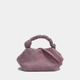 Bou Small Handbag - Ganni - Cotton - Pink
