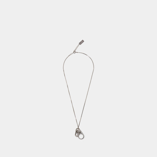 Necklace - MM6 Maison Margiela - Metal - Silver