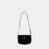 Mini Shoulder Bag - Versace - Synthetic - Black