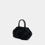 Gathered Top Handle Bag W/ Emb - Simone Rocha - Synthetic - Black