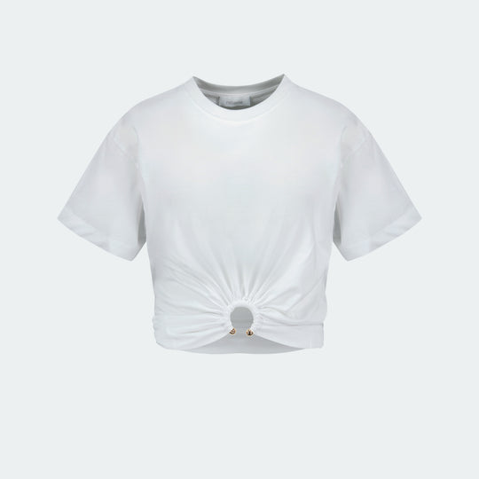 Haut T-Shirt - Rabanne - Cotton - Ivory
