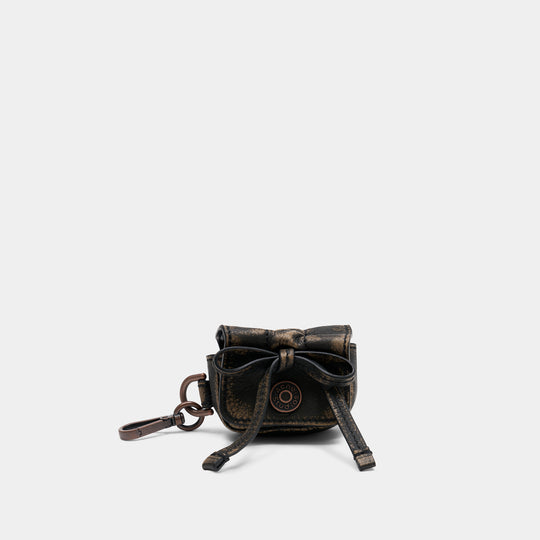 Vintage Multipocket Keyring - Acne Studios - Leather - Dark Brown