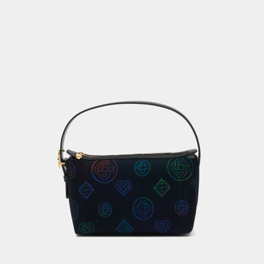 Logo Purse - Casablanca - Leather - Blue