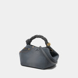 Bou Small Handbag - Ganni - Cotton - Grey