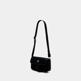 Mini Shoulder Bag - Versace - Synthetic - Black
