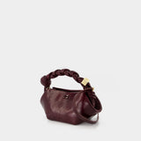 Bou Mini Purse - Ganni - Synthetic - Burgundy