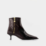 Ana Ankle Boots - Ganni - Synthetic - Brown