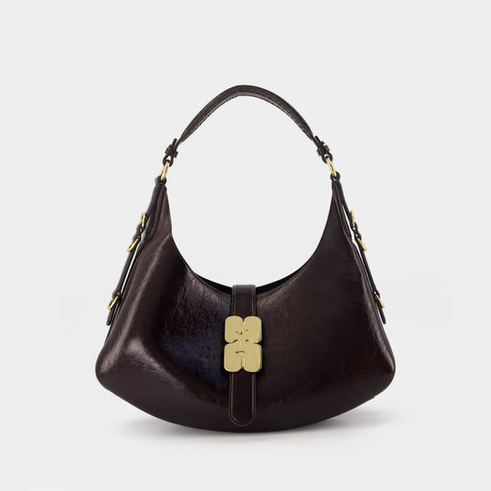 Kat Small Purse - Ganni - Synthetic - Brown