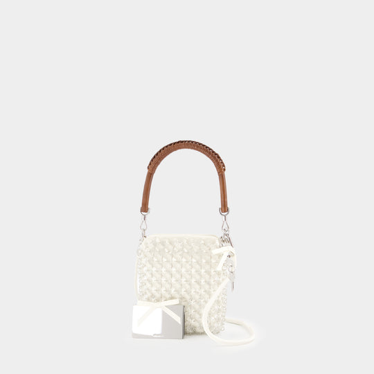 Crystal Chain Mini Bag - SELF PORTRAIT - Synthetic - Ivory